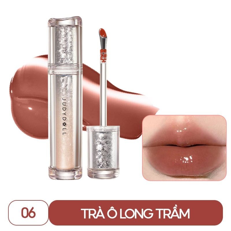 Son Bóng Judydoll Ice-Iron Watery Lip Gloss – Dưỡng Ẩm Mát Lạnh, Lâu Trôi, Bền Màu Tự Nhiên