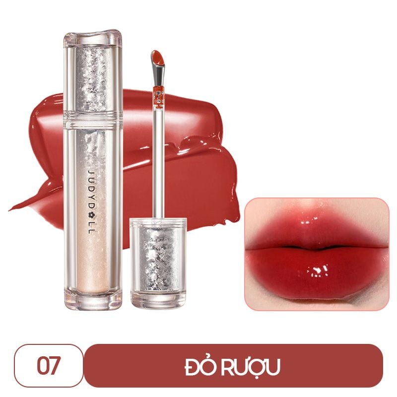 Son Bóng Judydoll Ice-Iron Watery Lip Gloss – Dưỡng Ẩm Mát Lạnh, Lâu Trôi, Bền Màu Tự Nhiên