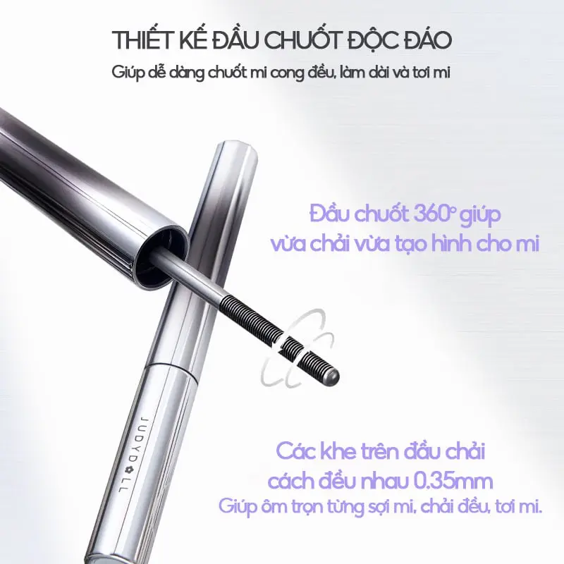 đầu cọ kim loại Mascara Judydoll Curling