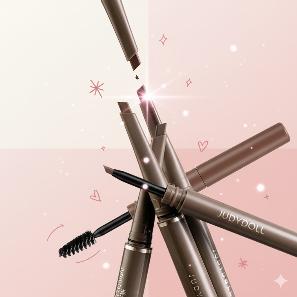 Chì Kẻ Mày Lâu Trôi Judydoll Long-Lasting Eyebrow Gel Pencil – Bút Kẻ Mày 2 Đầu Dạng Gel Lên Màu Tự Nhiên