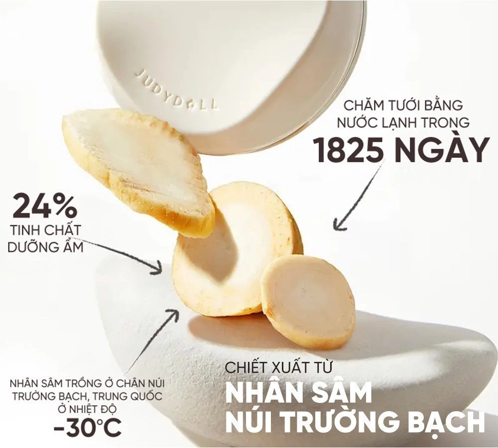 Phấn Nước Judydoll Dưỡng Ẩm Che Phủ Cao Moisturizing Cushion Foundation Căng Bóng Tự Nhiên