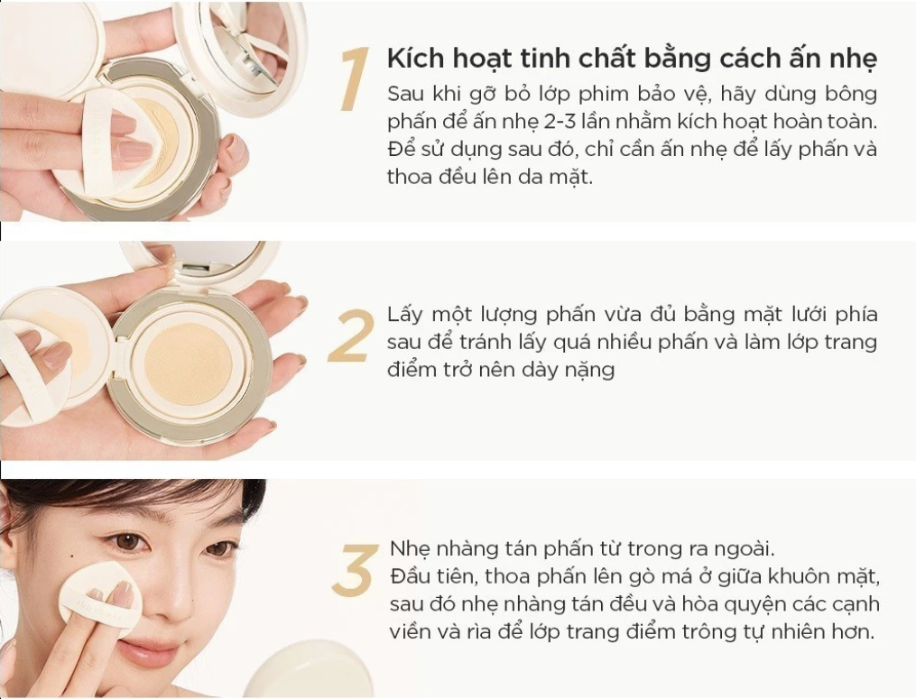 Phấn Nước Judydoll Dưỡng Ẩm Che Phủ Cao Moisturizing Cushion Foundation Căng Bóng Tự Nhiên
